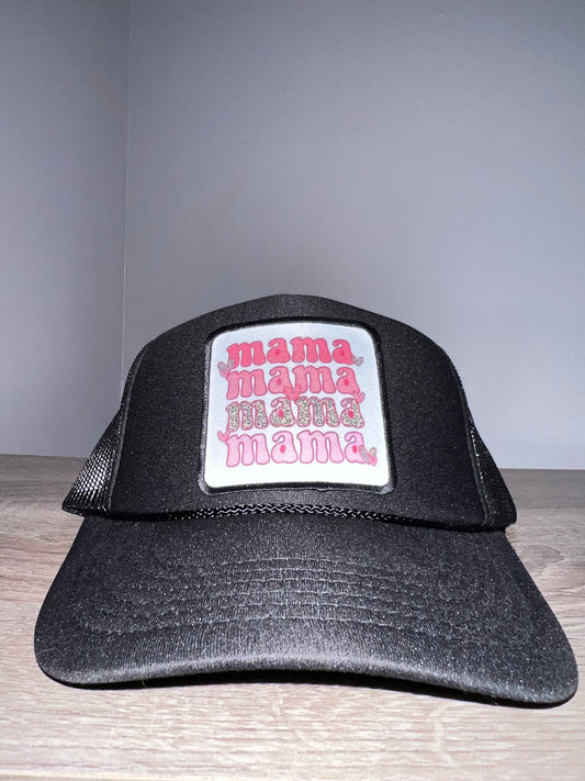 Women's Mama All Black Hat