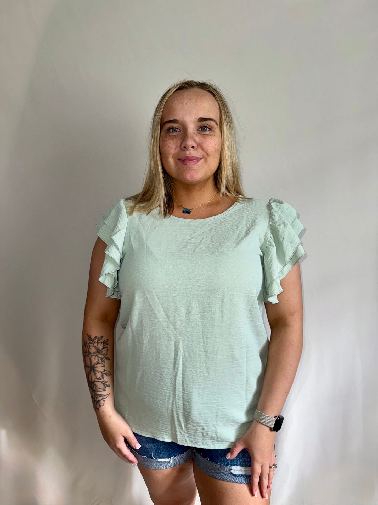 Mint Whisper Blouse
