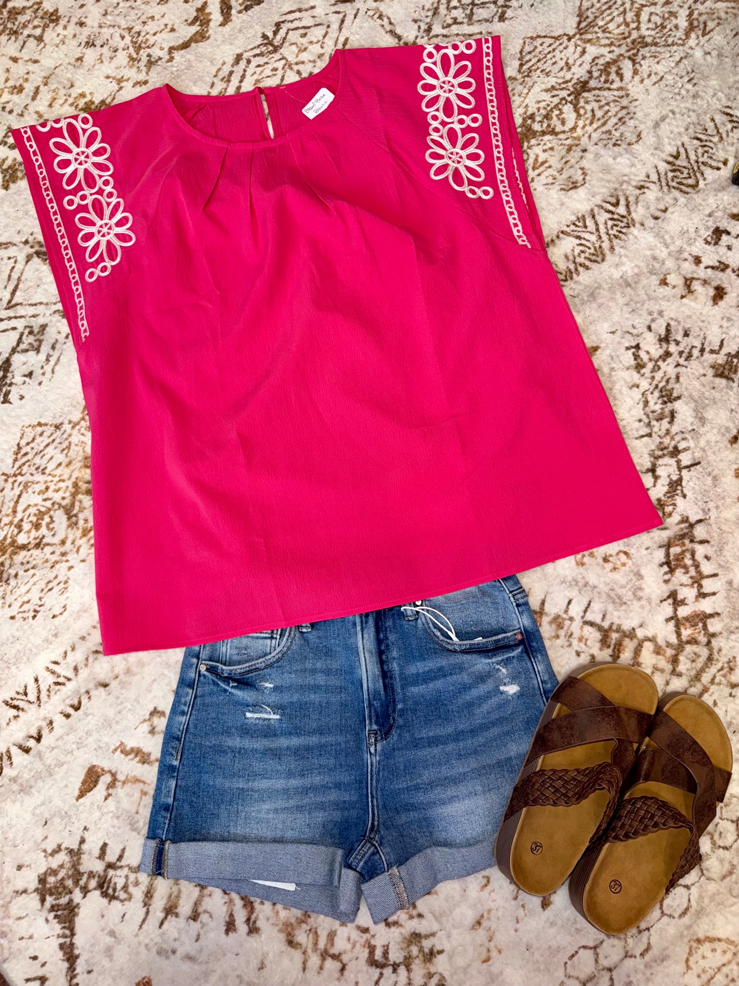Curvy Bloom Babe Blouse